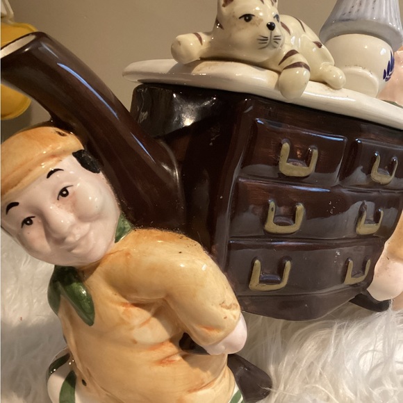 Vintage “Seymour Mann” Ceramic Teapot  Hand-Painted RARE - Picture 10 of 10